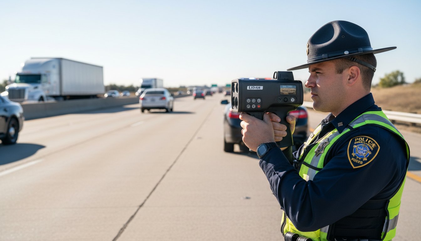 Police LIDAR Gun Side View: A Driver's Guide to Speed Enforcement Tech