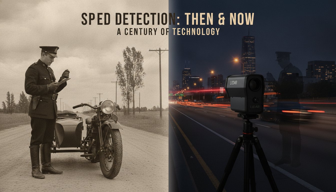 The History of Police Speed Detection: From Bicycle Chases to Modern LIDAR